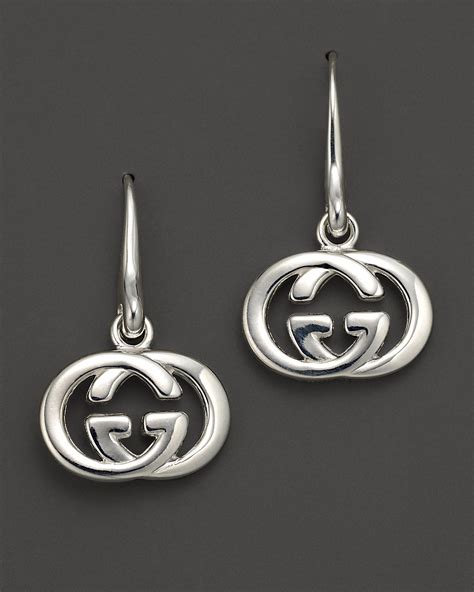 gucci silver earrings men|cheapest Gucci earrings.